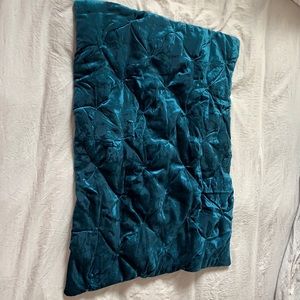 Crushed velvet duvet pillow covers